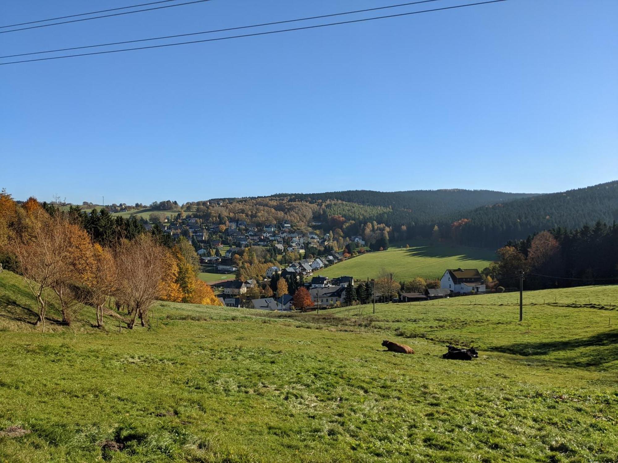 Ferienwohnung Muehl - Einfach Wohlfuehlen Marienberg Bagian luar foto